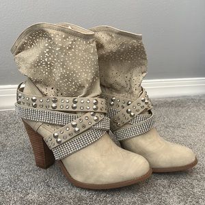 Block Heel Cowboy Boots